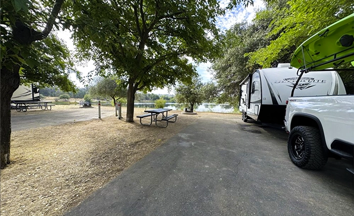 RV areas at Lake Camanche